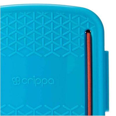Kit 4 Porta Cotonetes Algodão Portátil para Viagem com Elástico Interno Azul Crippa