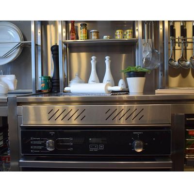 Grade de Ventilação para Forno Embutido Masutti Copat 66x7,5cm Aço Inox Cozinha