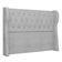 Cabeceira Casal Cama 140cm Malva I02 Bouclê Cinza - Mpozenato