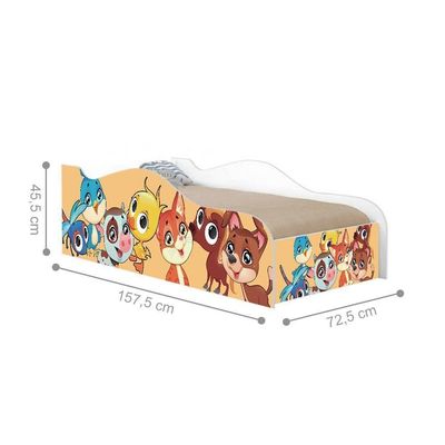 Mini Cama Fun Bichinhos Infantil Com Colchão