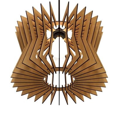 Luminária Teto Tipo Pendente Pamplona Mdf - Completa Mdf Cru