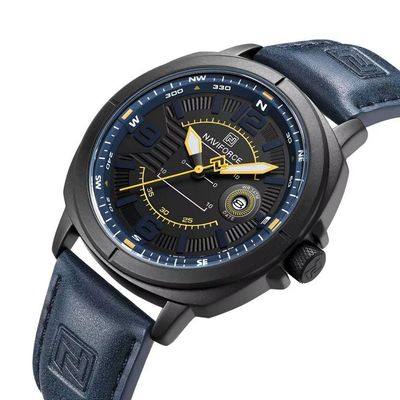 Relógio Masculino De Quartzo Design Esportivo Impermeavel à Prova D'água 3atm Azul