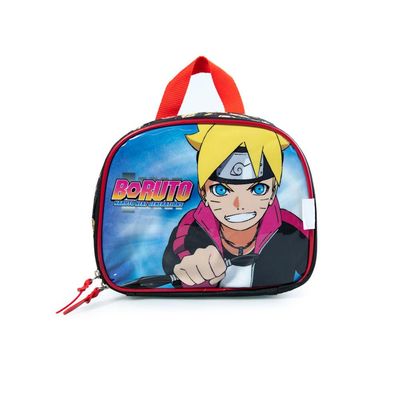 Lancheira Escolar Masculina Boruto Premium Preta U / Preto