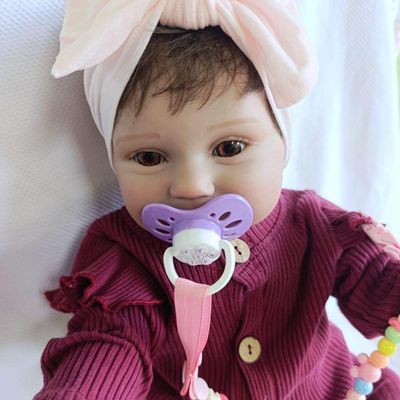 Bebê Reborn Menina Corpo Todo Em Silicone De Vinil Artesanal