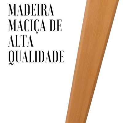 Mesa De Jantar Cozinha Sala Redornda Leda Sofisticada 80cm Preta