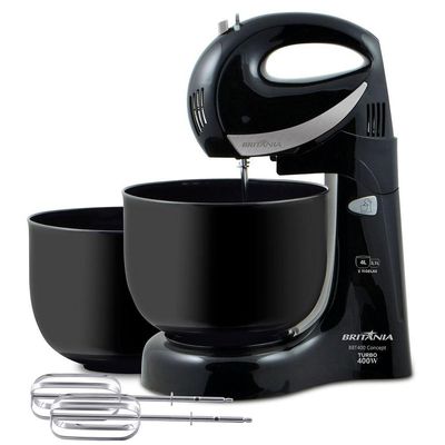 Batedeira Britânia BBT400P Concept Preto 400W 220V