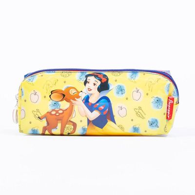 Estojo Escolar Feminino Branca de Neve Azul U / Azul