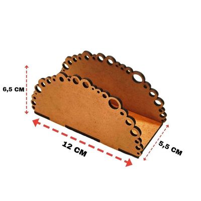 Porta Guardanapo Em Mdf - Kit 5 Unidades