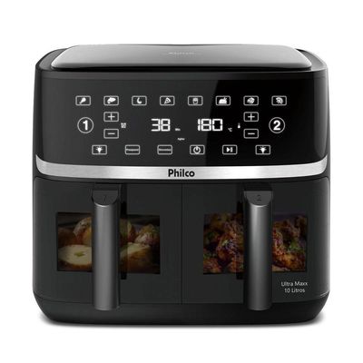 Air Fryer Philco 10L Cesto Duplo 2000W PAF10A 220V