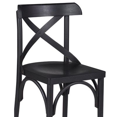 Kit 4 Cadeiras Decorativas Crift Preto - Gran Belo