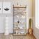 Estante Alta C/06 Prateleiras 185x80x33cm Yon Vermont Oak/est.preta Vermont Oak/est.preta