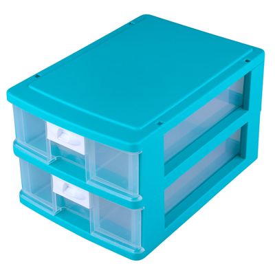 Gaveteiro Organizador Plasnorthon com 2 Gavetas - Item Sortido