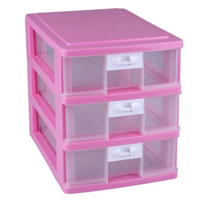 Gaveteiro Organizador Plasnorthon com 3 Gavetas - Item Sortido
