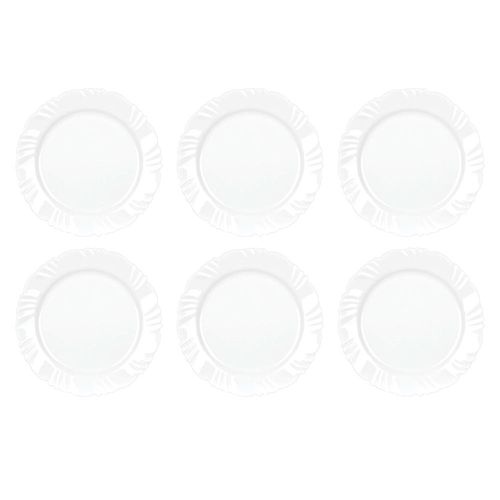 Kit-6-Pratos-Rasos-Nadir-Figueiredo-Petala-Vidro-Floral-Branco-25cm-5079106b