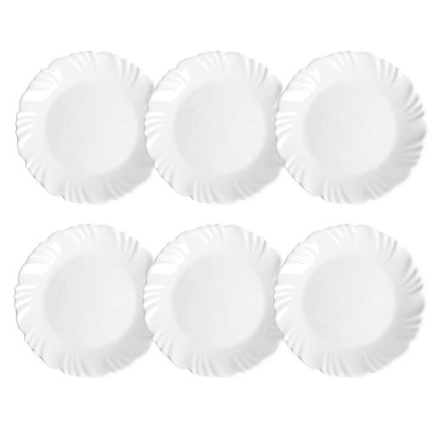 Kit-6-Pratos-de-Sobremesa-Nadir-Duralex-em-Vidro-Petala-Branco-5079104c