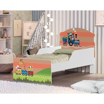 Mini Cama Trenzinho Com Colchão