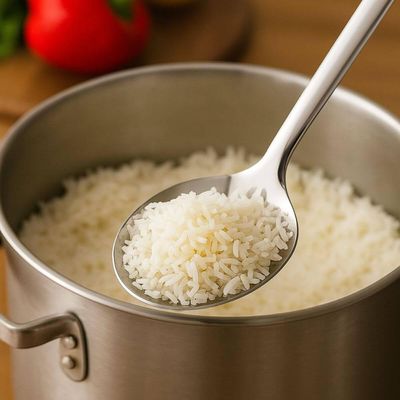 Colher De Arroz Grande Restaurante 47cm Inox Weck Profissional Servir Cozinha Buffet