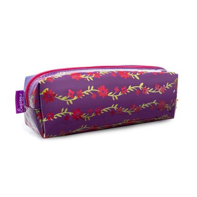 Estojo Escolar Feminino Enrolados Roxo U / Roxo