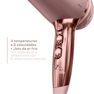 Secador de Cabelos Britânia Linha Viih Tube Bivolt BSC21A Bivolt