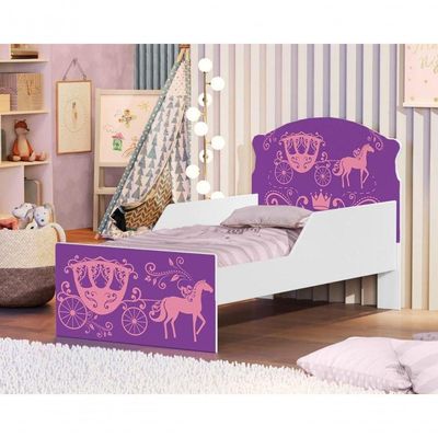 Mini Cama Carruagem De Princesa Com Colchão