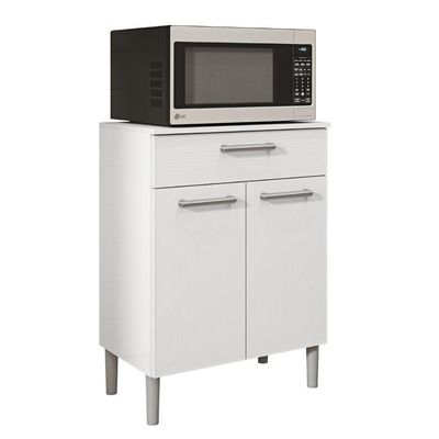 Balcão De Cozinha Para Microondas Valência Branco