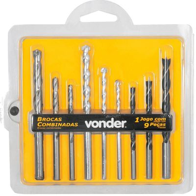 Conjunto Esmerilhadeira 4.1/2 e Furadeira 1/2 Vonder com Maleta