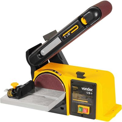 Lixadeira Combinada com Mesa Lateral Vonder 220V Profissional Madeira Vidro Resina