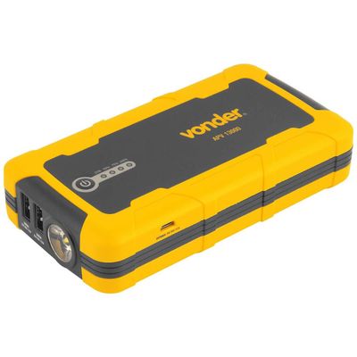 Auxiliar De Partida Portátil Com Entrada USB E Lanterna De LED APV13000 Vonder
