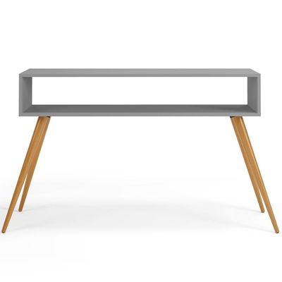 Kit Aparador com Mesa de Centro Mônaco Pés Palito L03 Cinza - Lyam Decor