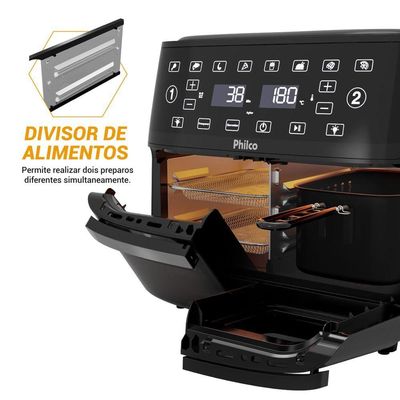Air Fryer Philco 14L 4 Em 1 Painel Digital PAF14A 110V
