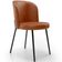 Cadeira Para Sala de Jantar Cozinha Estofada Gavi L02 Couríssimo Camel - Lyam Decor
