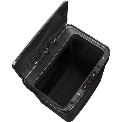 Lixeira Retangular 50l Preta C/sensor Vonder