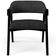 Kit 02 Cadeiras Para Sala de Jantar e Estar Living Estofada Suran L02 Preto Linho Chumbo - Lyam