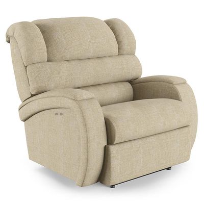 Poltrona Do Papai Reclinável Kalie Power Touch Massagem Fh9 Linho Bege - Mpozenato