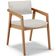 Kit 06 Cadeiras Para Sala de Jantar Estar Living Giorgia B04 Bouclê Cru - Lyam Decor
