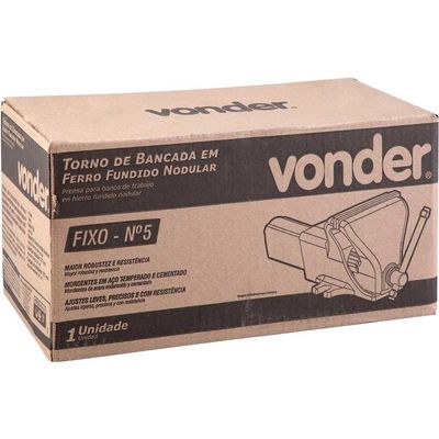 Torno Bancada Nr 5 C/mordentes Vonder