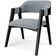 Kit 4 Cadeiras Sala de Jantar Estar Living Estofada Suran L02 Preto Bouclê Cinza - Lyam Decor