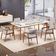 Kit 06 Cadeiras Para Sala de Jantar Estar Living Giorgia B04 Linho Cinza - Lyam Decor