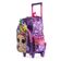 Mochila Escolar Infantil Feminina com Rodinhas LOL Premium Roxa U / Roxo