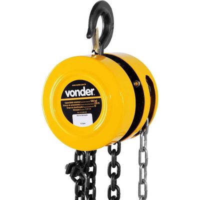 Talha Manual 0,5 Ton Elev 3,0 M Vonder