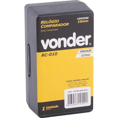 Relogio Comparador 10mm Rc-010 Vonder