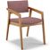 Kit 02 Cadeiras Para Sala de Jantar Estar Living Giorgia B04 Suede Rosê - Lyam Decor