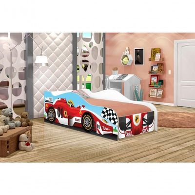 Cama Carro Corrida 1 Kids Infantil
