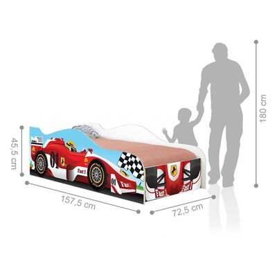 Cama Carro Corrida 1 Kids Infantil