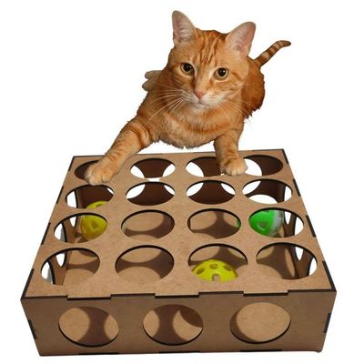 Brinquedo Para Gatos Em Mdf