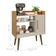 Bancada Aparador Café Com Porta Lincon Cinamomo-off-white