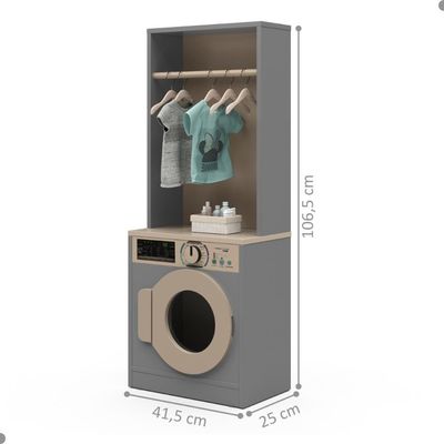 Lavanderia De Brinquedo Infantil Busan Cinza