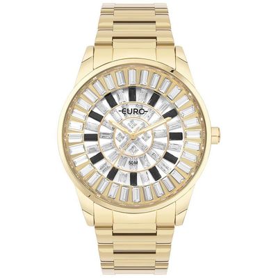 Relógio Euro Feminino Stones Dourado - Euy121f6aa-4k Euy121f6aa-4k