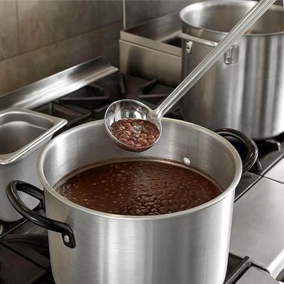 Conjunto 2 Concha Grande 46cm Inox Profissional Weck Buffet Servir Restaurantes Molhos Sopas Feijão