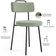 Kit 02 Cadeiras Decorativas Estofada Para Sala De Jantar Barcelona L02 Bouclê Oliva - Lyam Decor
